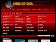 Tablet Screenshot of agesofsail.com